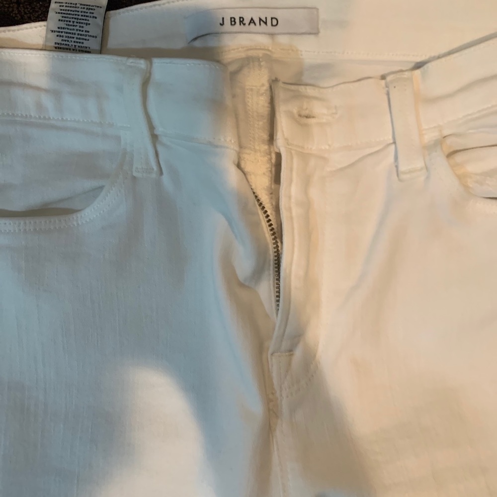 J brand white jeans